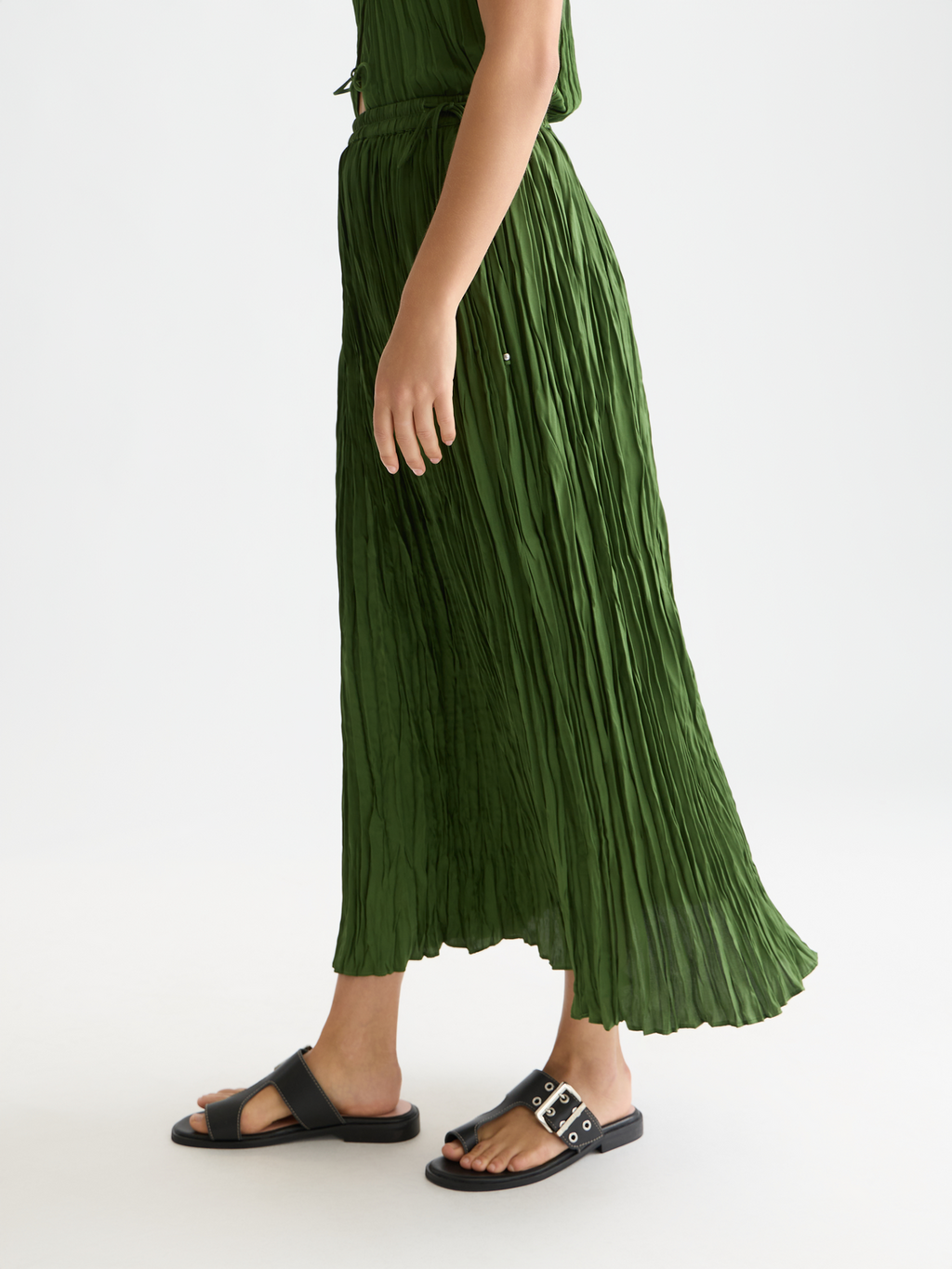 Micro Pleat Skirt