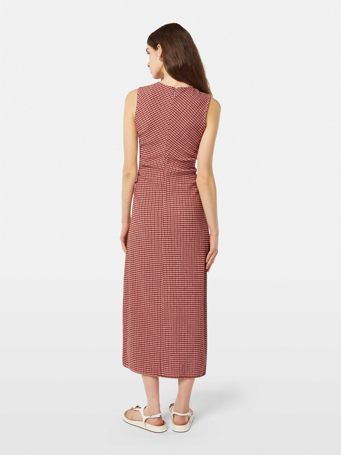 Structured Gingham Midi Dress Scotch & Soda Structured Gingham Midi Dress Scotch & Soda