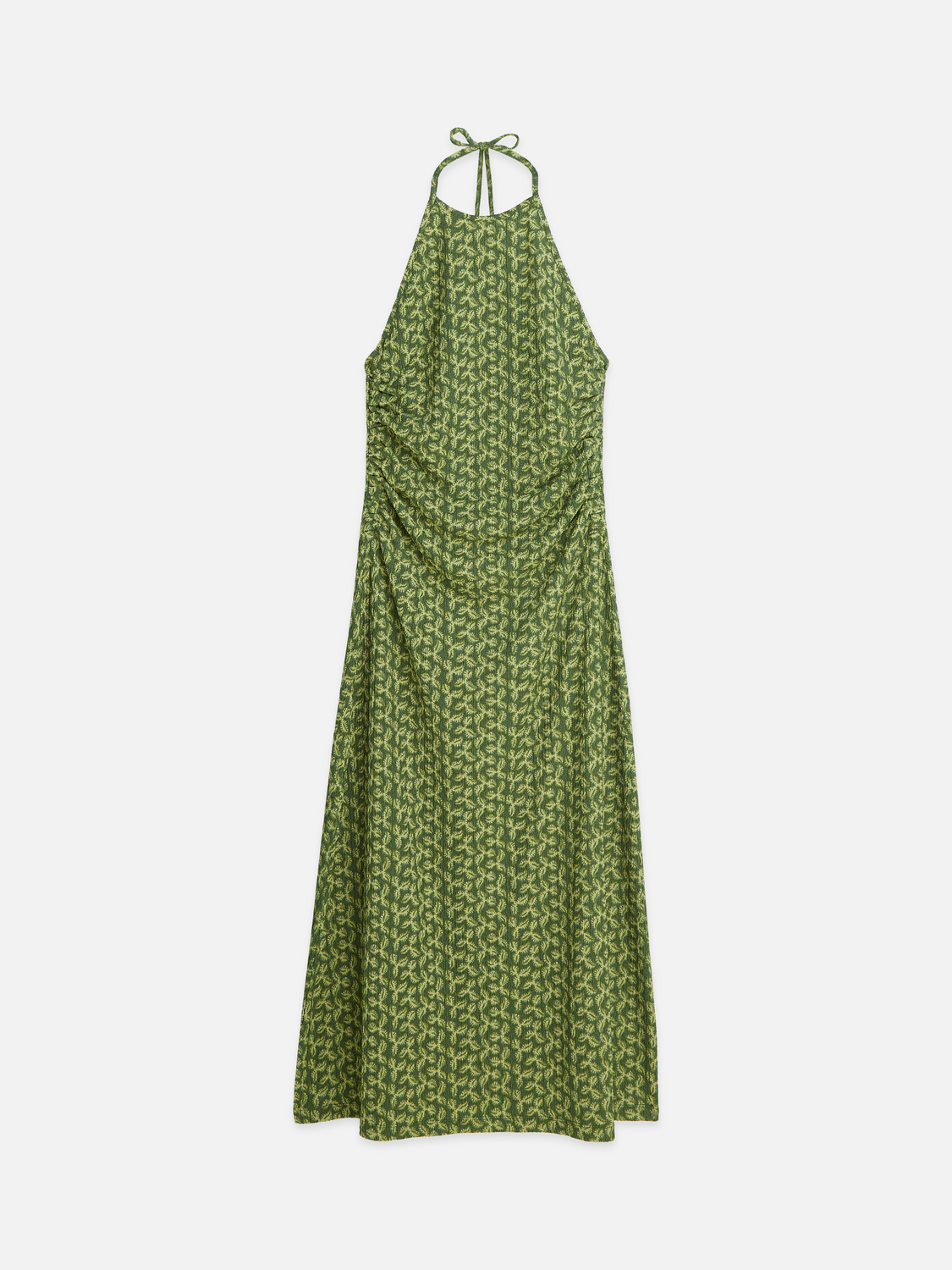 scotch and soda midi dress Gathered Taffeta midi dress with tied details Scotch & Soda
