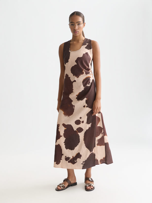 scotch and soda printed satin dress Printed Satin Dress by Scotch & Soda
