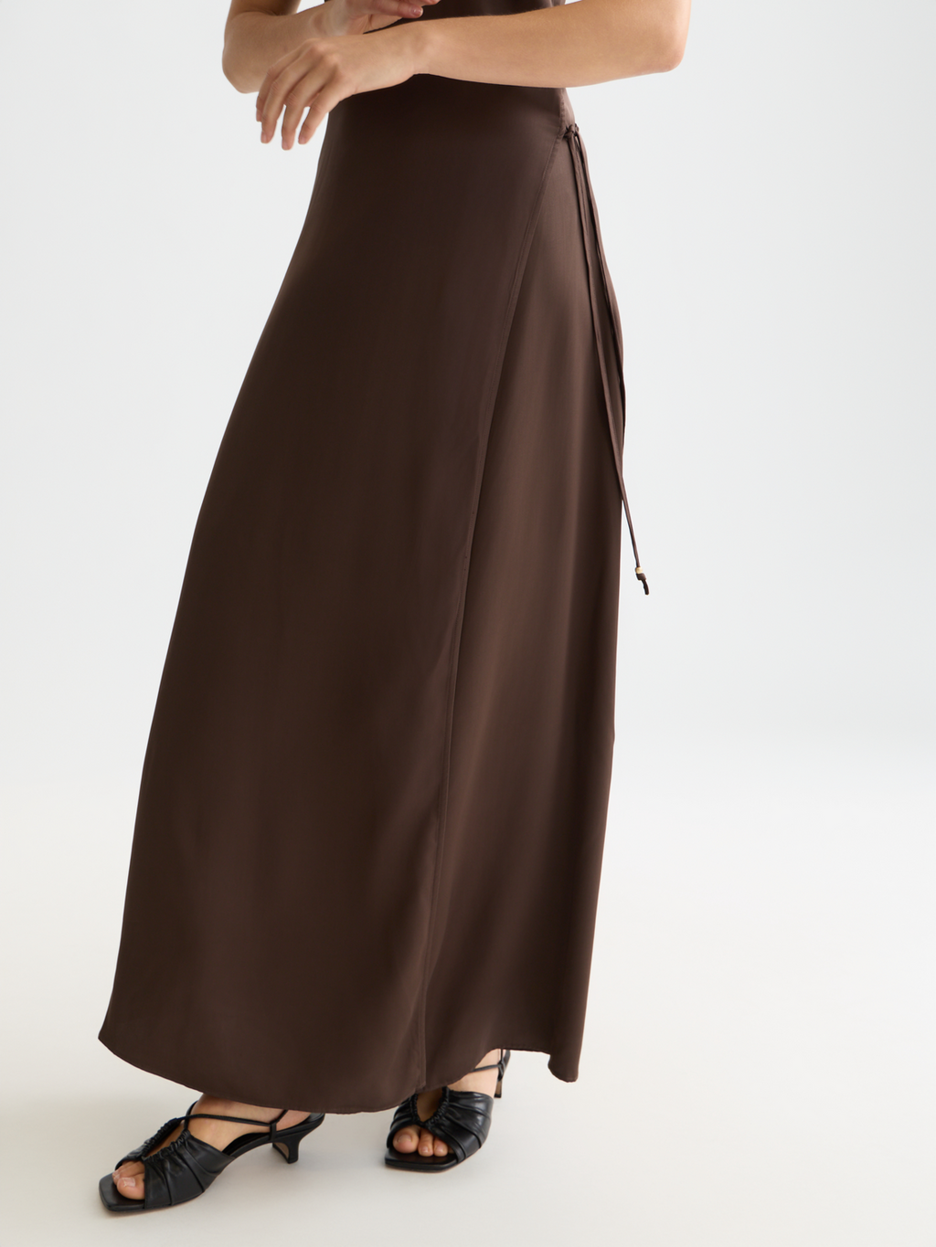 Viscose Maxi Cami Wrap Dress