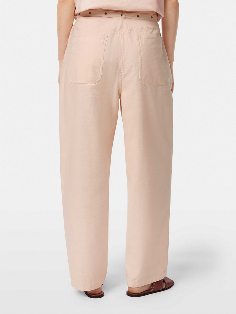 Aster High Rise Wide Leg Cotton Pant
