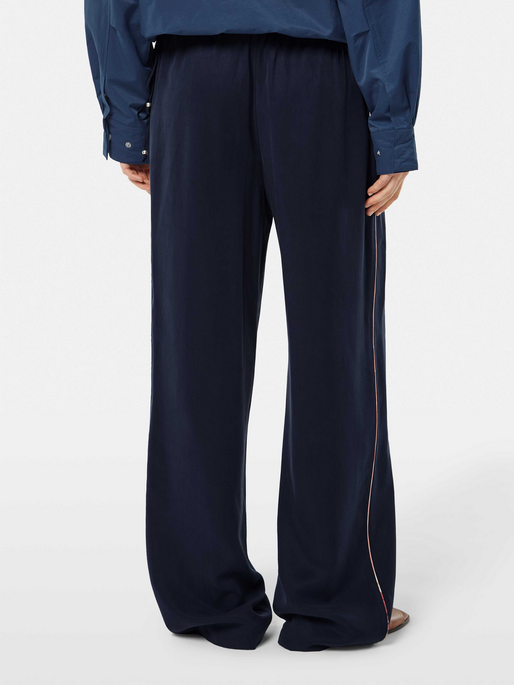 Gia Mid-Rise Wide-Leg Trouser