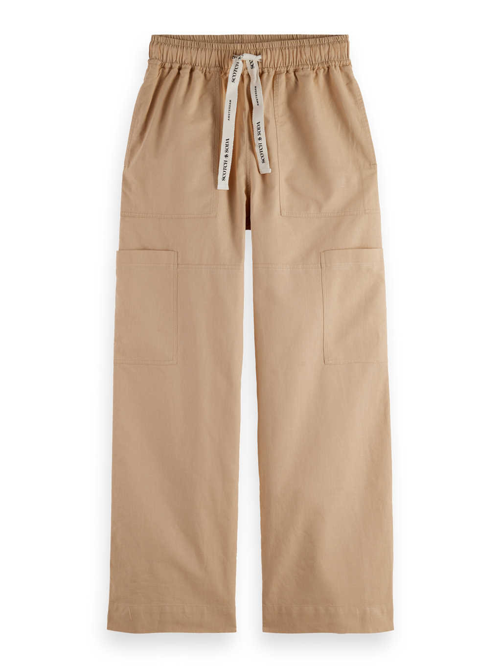 Noa High-Rise Wide-Leg Cargo Pant