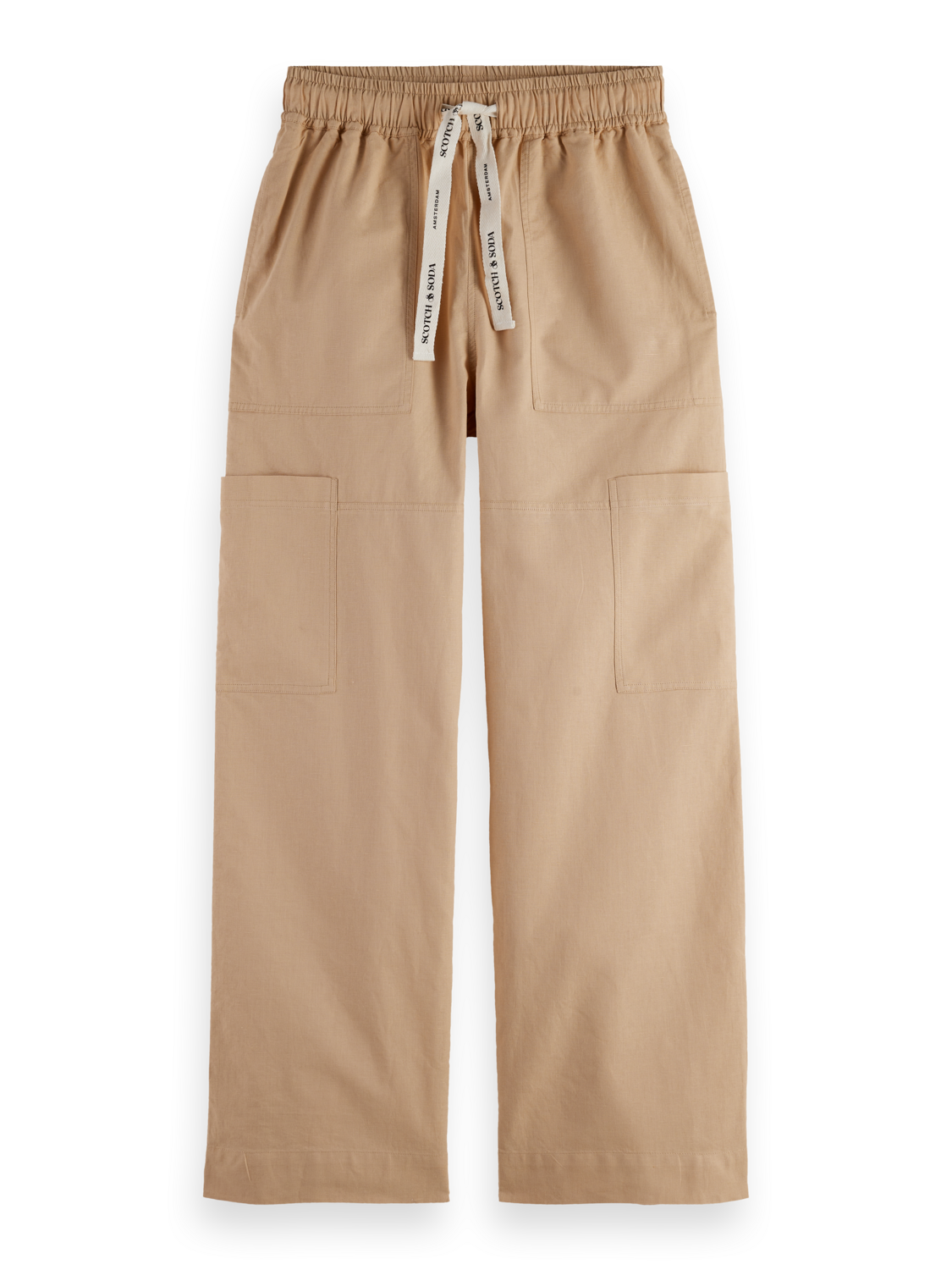 Noa High-Rise Wide-Leg Cargo Pant