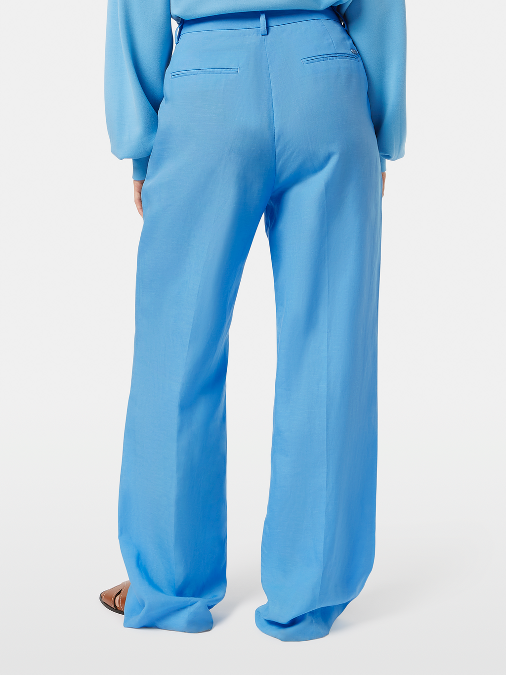 Edie High-Rise Tailored Wide-Leg Pant