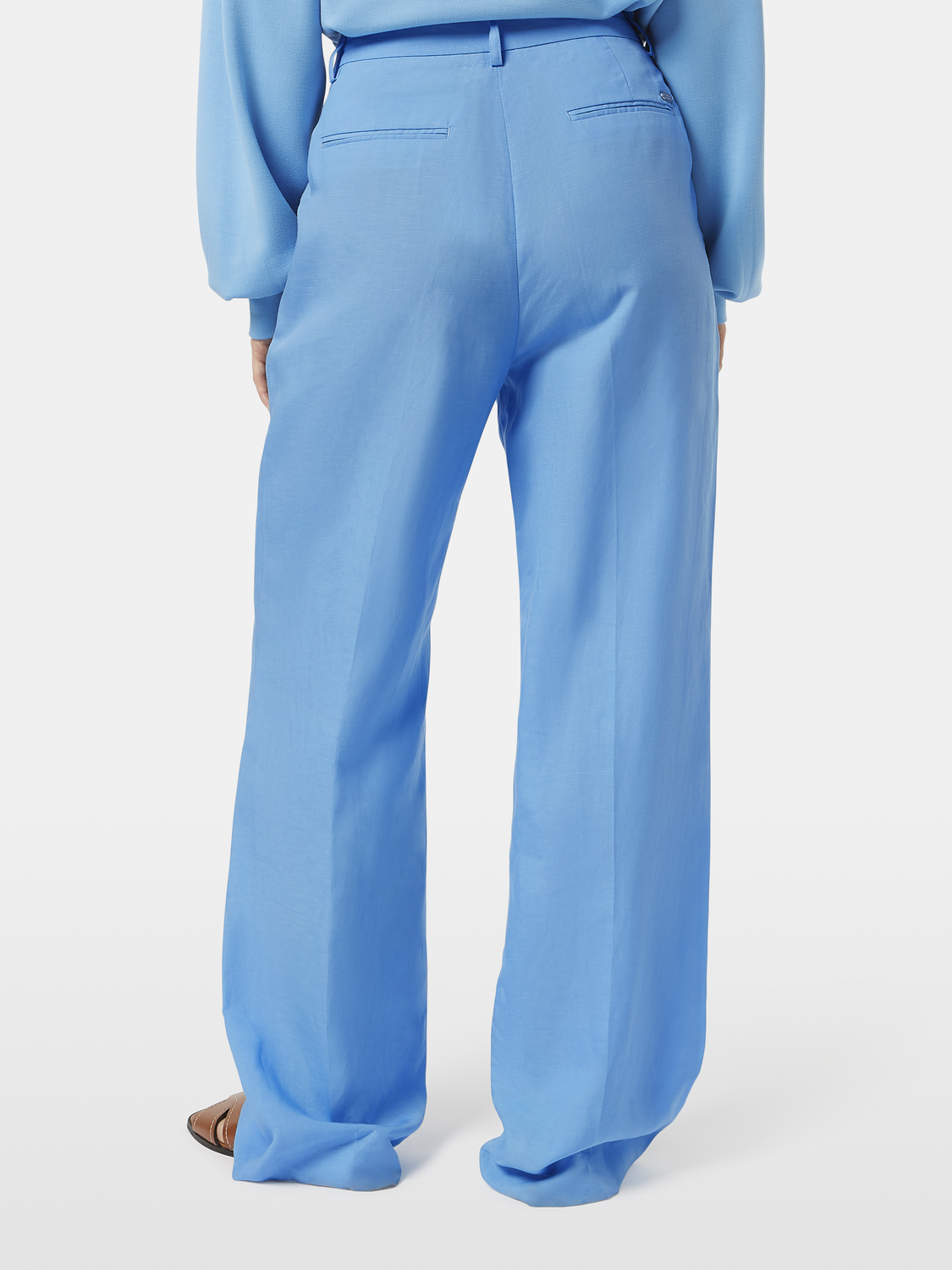 Edie High-Rise Tailored Wide-Leg Pant