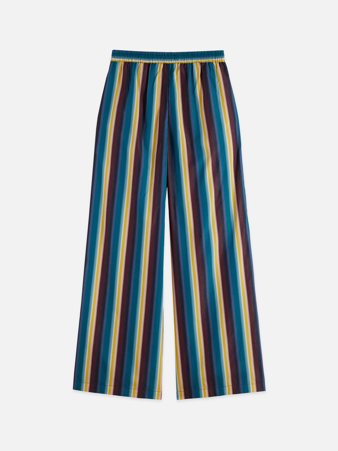 Eleni - High Rise Wide Leg Striped Pants
