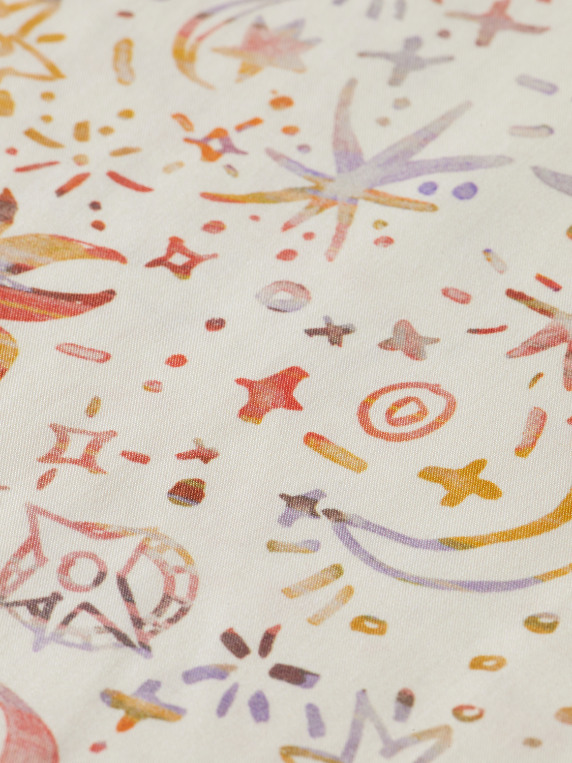 Gia - Mid Rise Wide Leg All Over Printed Pants