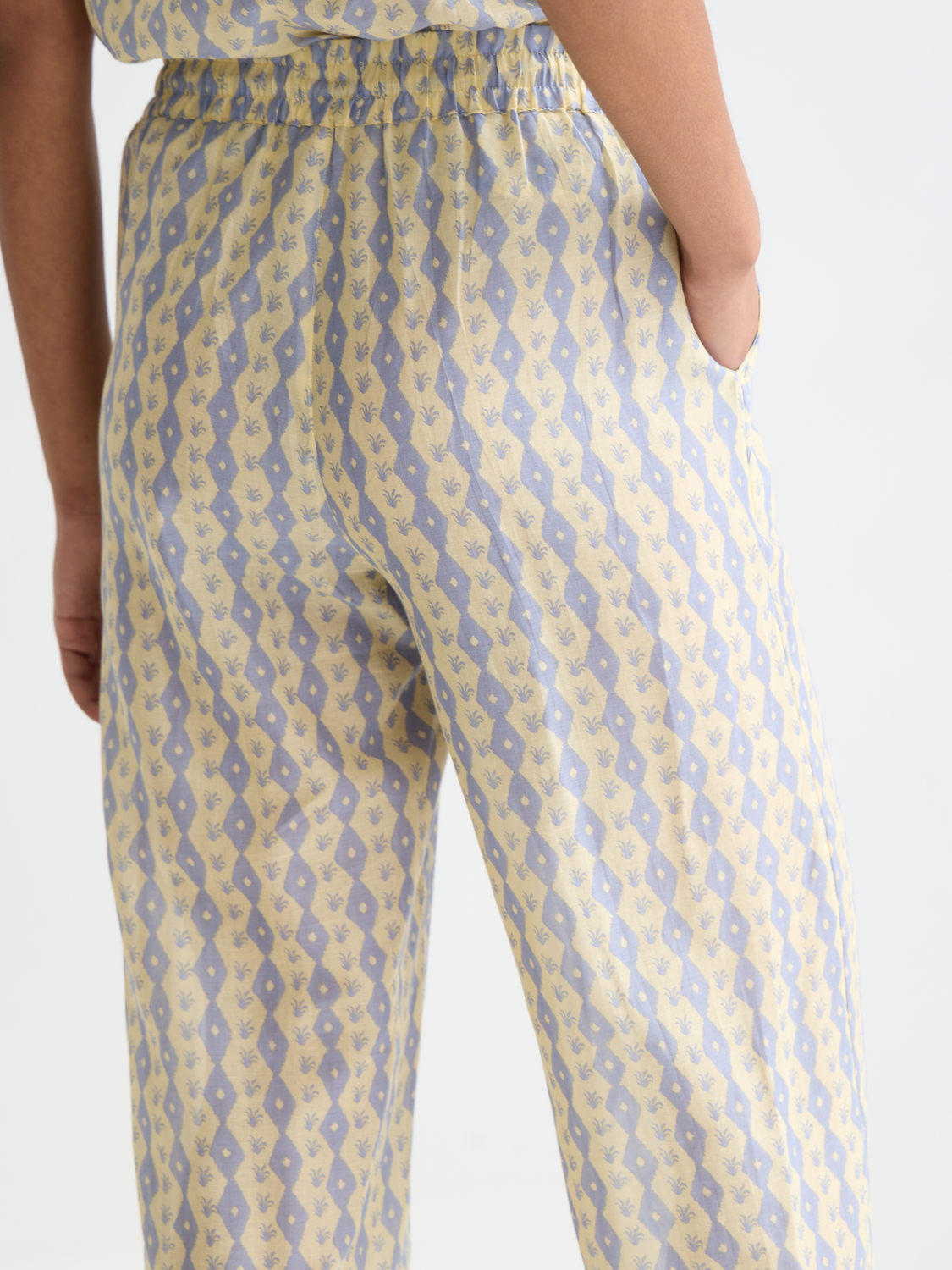 Gia - All Over Printed Cotton Voile Pants