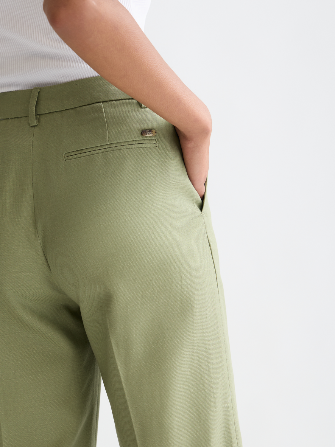 Edie - High Rise Wide Leg Pants