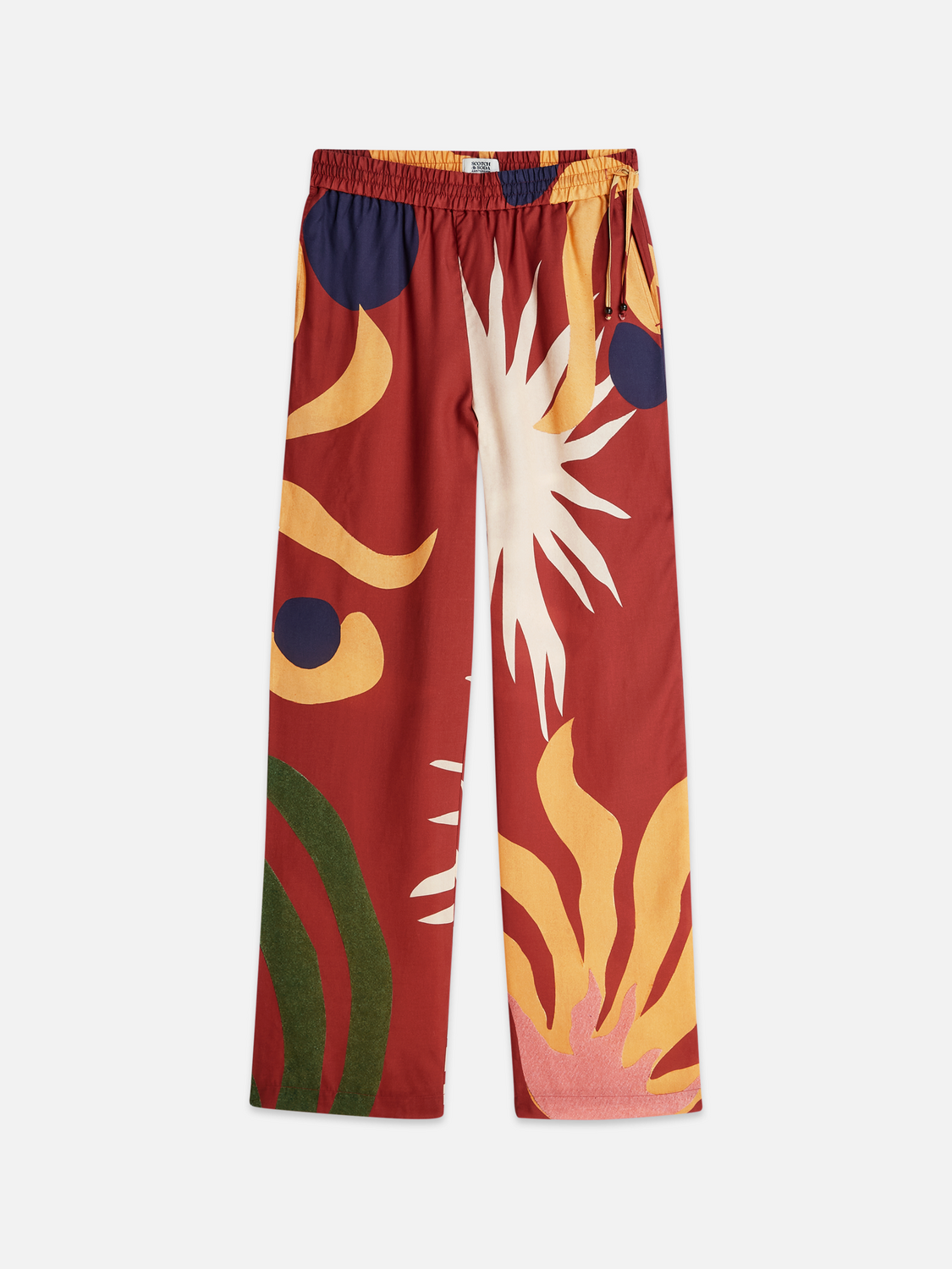 Gia - All Over Printed Pull On Pants