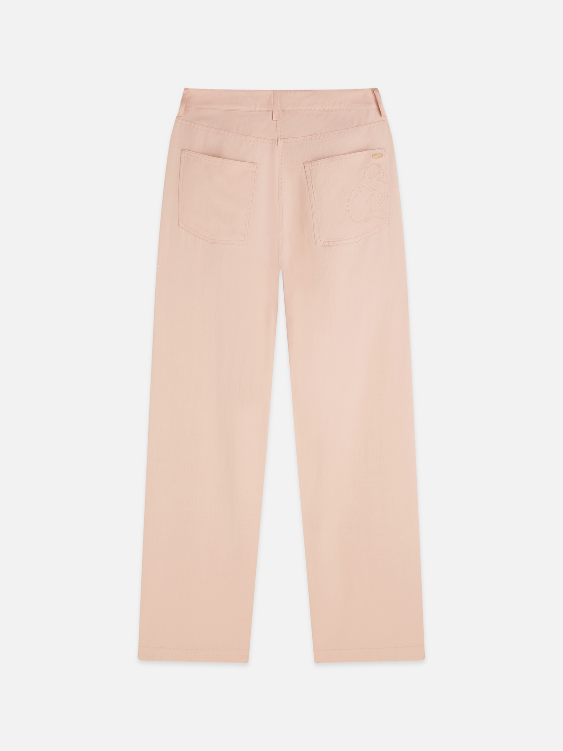 Lotus - Twill High Rise Barrel Leg Pants