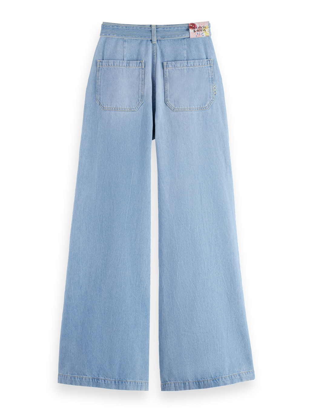 The Wave Wide Leg Jeans | Luna Blue Light