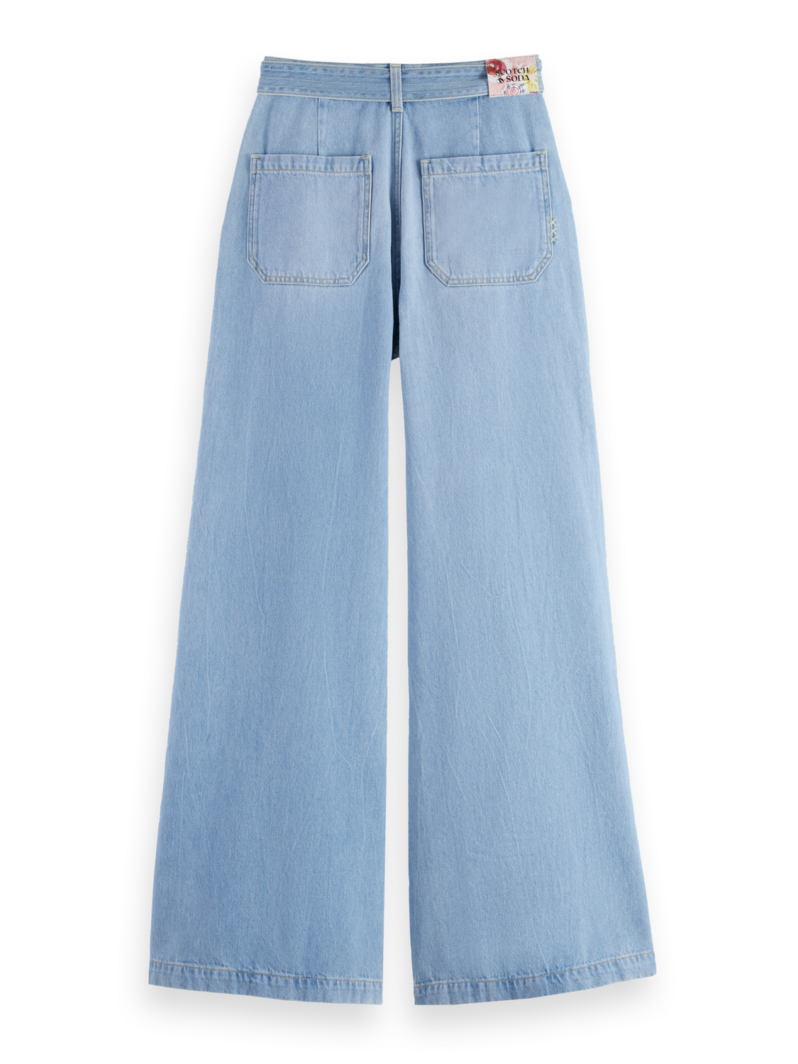 The Wave Wide Leg Jeans | Luna Blue Light