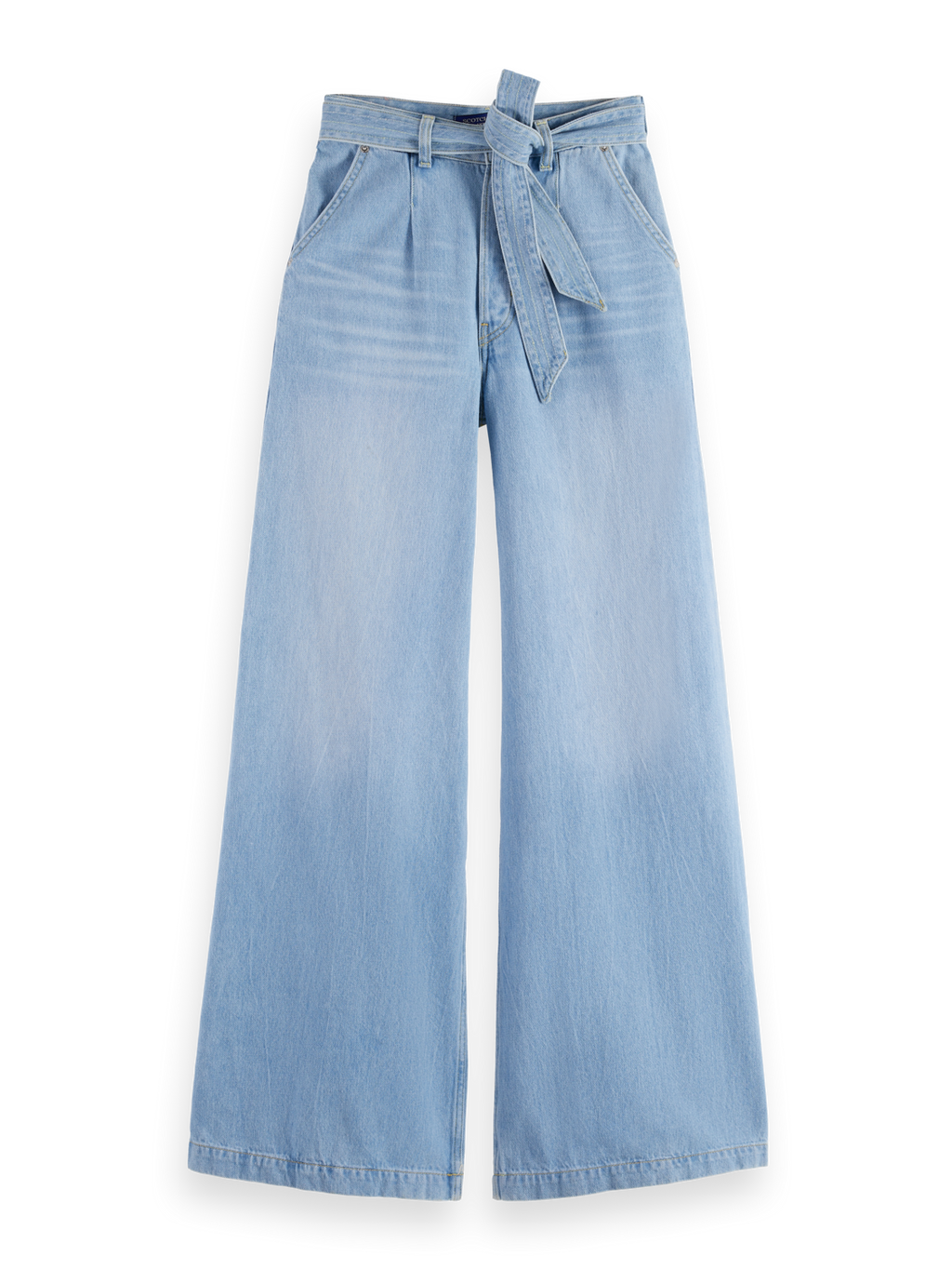 The Wave Wide Leg Jeans | Luna Blue Light