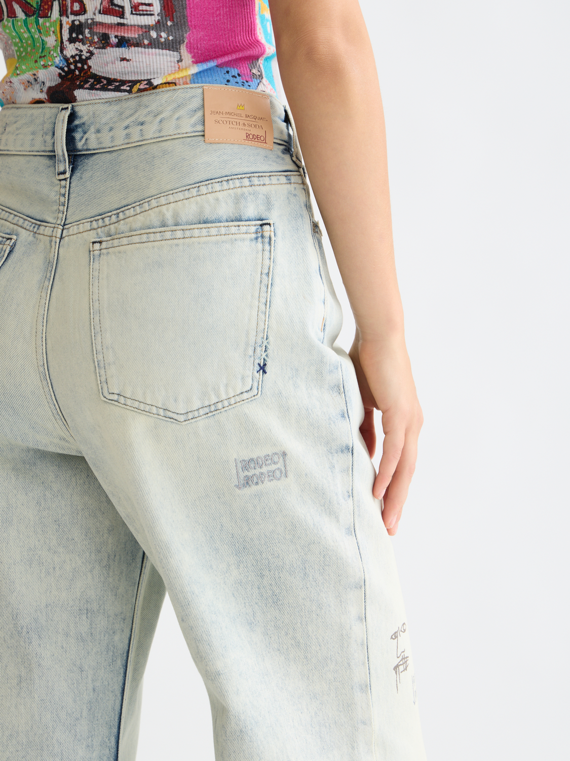 Scotch & Soda x Basquiat The Deep Loose Jeans
