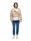 Anika Short Boxy Stand Collar Puffer Jacket