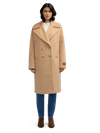 Sigrid Knit Collar Long Oversized Coat