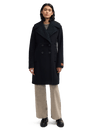 Runa Double Face Sherpa Collar Double Breasted Peacoat