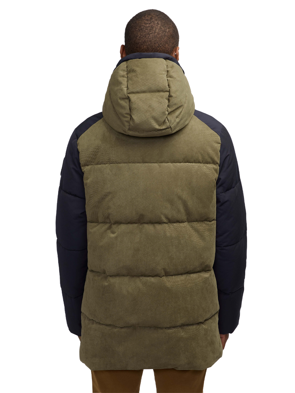 Arza Mixed Media Quilted Parka