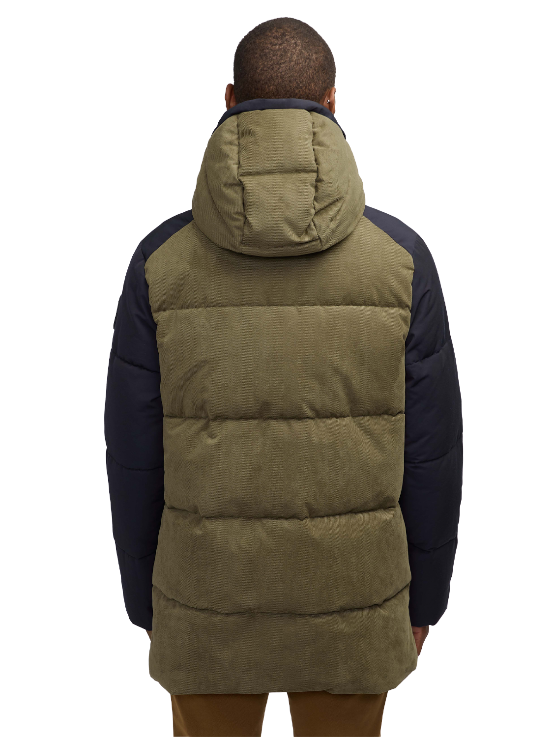 Arza Mixed Media Quilted Parka