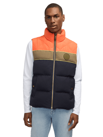 Ovela Mixed Media Quilted Vest | Scotch & Soda