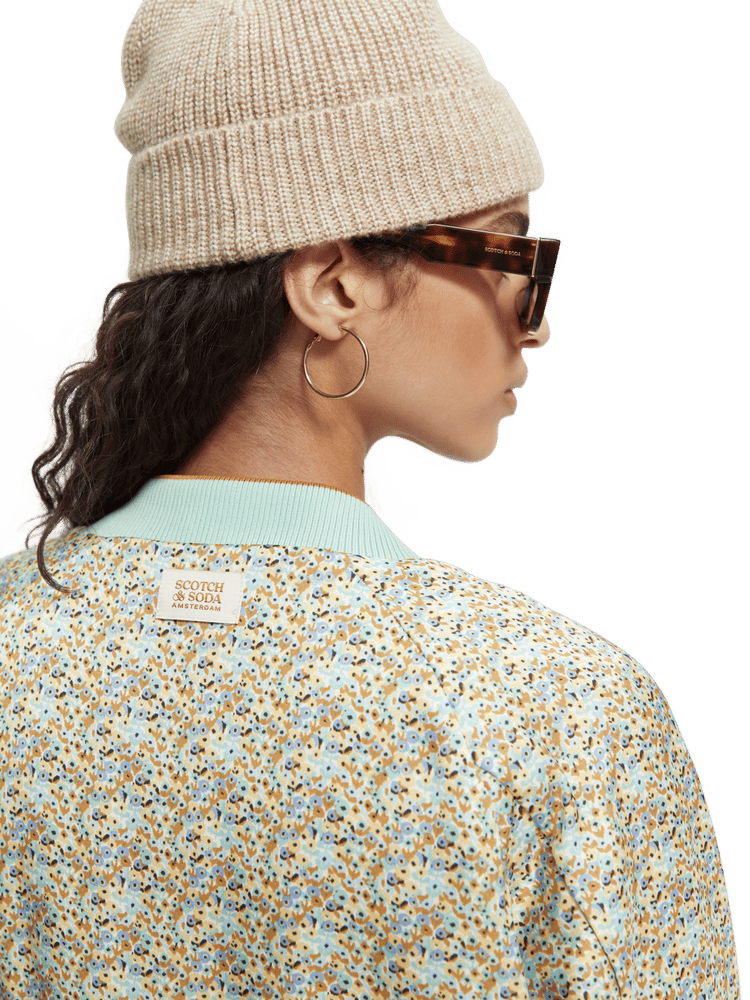 Printed Reversible Padded Bomber Jacket | Scotch & Soda