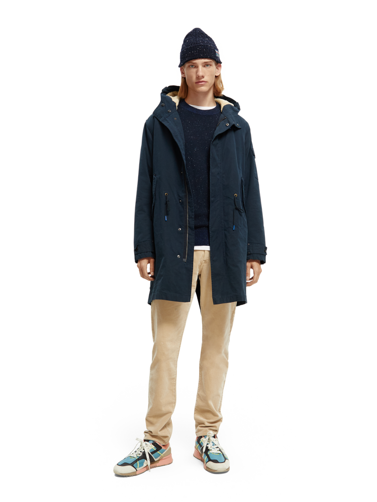 Scotch and soda teddy lined parka clearance