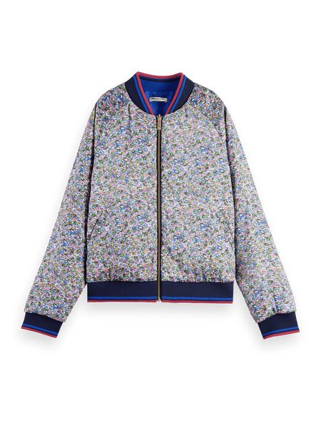 Scotch & Soda Men's Printed Reversible Bomber Jacket with Padding, Ikat  Rain 5458, XS : : Fashion